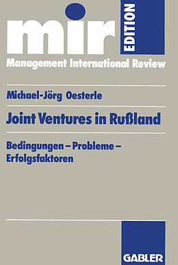 Kartonierter Einband Joint-Ventures in Rußland von Michael-Jörg Oesterle