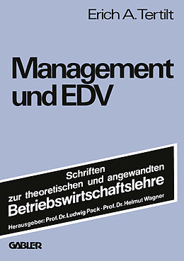 Kartonierter Einband Management und EDV von Erich A. Tertilt