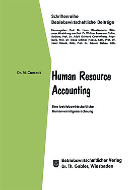 Kartonierter Einband Human Resource Accounting von Michael Conrads