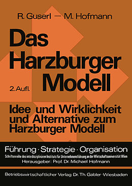 Kartonierter Einband Das Harzburger Modell von Richard Guserl