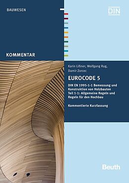 Kartonierter Einband Eurocode 5 von Karin Lißner, Wolfgang Rug, Damir Zorcec