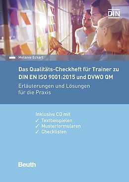 E-Book (pdf) Das Qualitäts-Checkheft für Trainer zu DIN EN ISO 9001:2015 und DVWO QM von Melanie Eckart