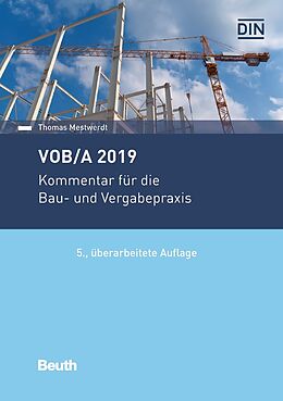 Kartonierter Einband VOB/A 2019 von Thomas Mestwerdt