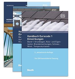 Kartonierter Einband Handbuch Eurocode 1 Einwirkungen Band 1 bis Band 3 von 