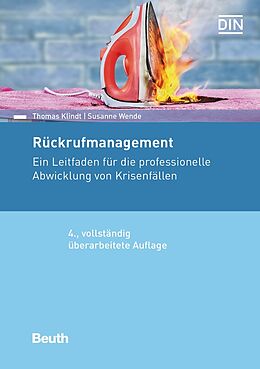 Kartonierter Einband Rückrufmanagement von Thomas Klindt, Susanne Wende