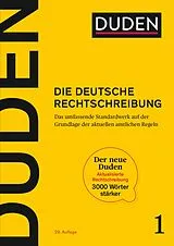 Fester Einband Duden - Die deutsche Rechtschreibung von 