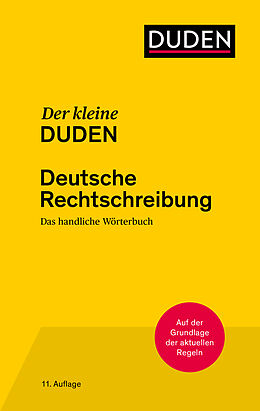 Fester Einband Der kleine Duden - Deutsche Rechtschreibung von Dudenredaktion