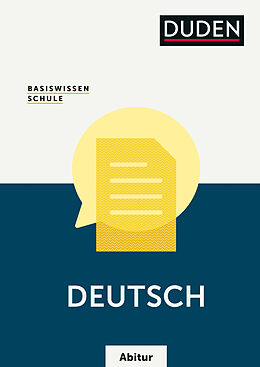 Kartonierter Einband Basiswissen Schule  Deutsch Abitur von Detlef Langermann