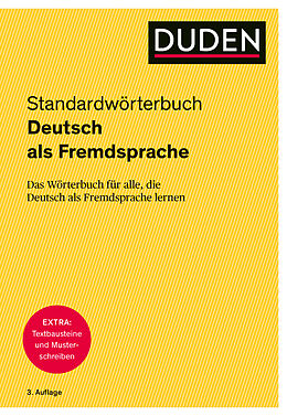Fester Einband Duden  Deutsch als Fremdsprache  Standardwörterbuch von Dudenredaktion