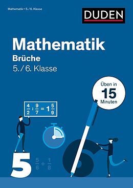 Kartonierter Einband Mathe in 15 Min - Brüche 5./6. Klasse von Wiebke Salzmann