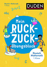 Kartonierter Einband Mein Ruckzuck-Übungsblock Deutsch/Mathe 1. Klasse von Claudia Fahlbusch, Claudia Fahlbusch
