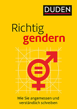 Couverture cartonnée Richtig gendern de Anja Steinhauer, Gabriele Diewald