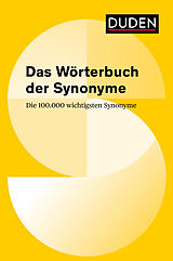 Kartonierter Einband Duden  Das Wörterbuch der Synonyme von 