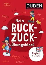 Kartonierter Einband Mein Ruckzuck-Übungsblock Englisch 1. Lernjahr von Kattrin Stier