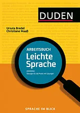 Kartonierter Einband Arbeitsbuch Leichte Sprache von Ursula Bredel, Christiane Maaß
