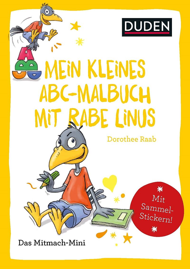 Duden Minis (Band 34) Mein kleines AbcMalbuch mit Rabe Linus