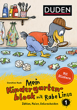 Kartonierter Einband Mein Kindergartenblock mit Rabe Linus (1) von Dorothee Raab