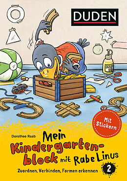 Kartonierter Einband Mein Kindergartenblock mit Rabe Linus (2) von Dorothee Raab