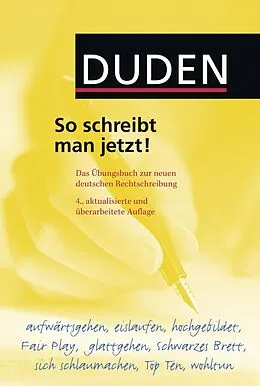 E-Book (pdf) Duden - So schreibt man jetzt! von Dudenredaktion