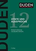 E-Book (pdf) Duden  Zitate und Aussprüche von Dudenredaktion