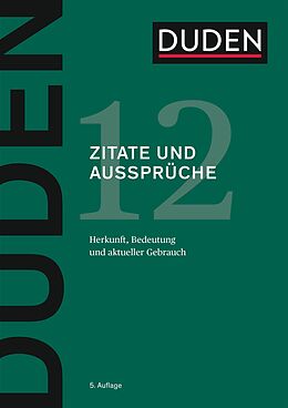 E-Book (pdf) Duden  Zitate und Aussprüche von Dudenredaktion