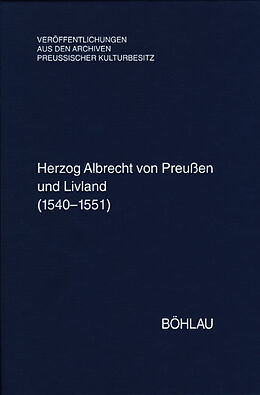 Fester Einband Herzog Albrecht von Preußen und Livland (1540-1551) von 