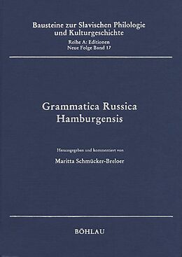 Fester Einband Grammatica Russica Hamburgensis von 