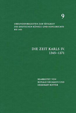 Fester Einband Die Zeit Karls IV (1365  1371) von 