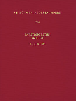 Fester Einband Regesta Imperii IV, 4, Lfg. 1: Lothar III. und Ältere Staufer von 