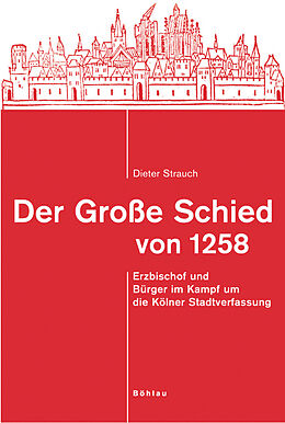 Leinen-Einband Der Große Schied von 1258 von Dieter Strauch