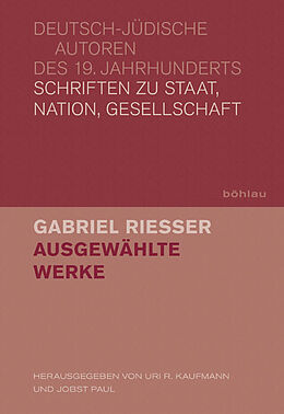 Fester Einband Ausgewählte Werke von Gabriel Riesser