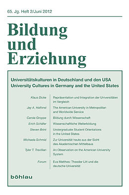 Kartonierter Einband Universitätskulturen in Deutschland und den USA von 