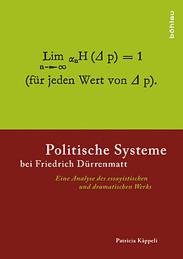 Fester Einband Politische Systeme bei Friedrich Dürrenmatt von Patricia Käppeli