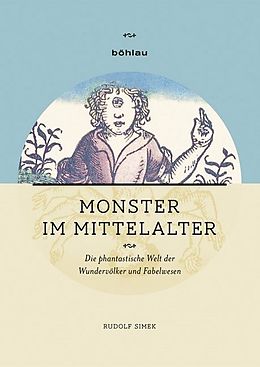 Kartonierter Einband Monster im Mittelalter von Rudolf Simek