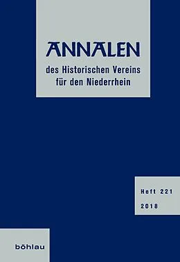 E-Book (pdf) Annalen des Historischen Vereins für den Niederrhein von 