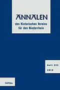 E-Book (pdf) Annalen des Historischen Vereins für den Niederrhein von 