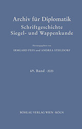 Fester Einband Archiv für Diplomatik, Schriftgeschichte, Siegel- und Wappenkunde von 