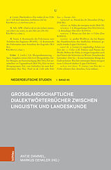 Fester Einband Großlandschaftliche Dialektwörterbücher zwischen Linguistik und Landeskunde von 