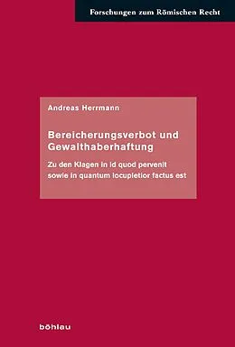 E-Book (pdf) Bereicherungsverbot und Gewalthaberhaftung von Andreas Herrmann