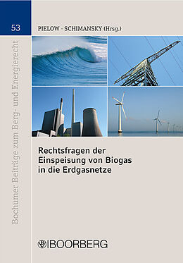 Broschiert Rechtsfragen der Einspeisung von Biogas in die Erdgasnetze von 