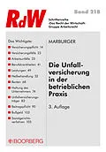 E-Book (epub) Die Unfallversicherung in der betrieblichen Praxis von Horst Marburger