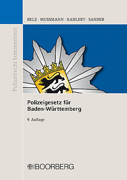 Kartonierter Einband Polizeigesetz für Baden-Württemberg von Reiner Belz, Eike Mussmann, Henning u a Kahlert