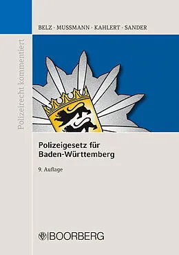 E-Book (pdf) Polizeigesetz für Baden-Württemberg von Reiner Belz, Eike Mußmann, Henning Kahlert