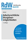 E-Book (pdf) Arbeitsrechtliche Disziplinarmöglichkeiten von Ralph Jürgen Bährle