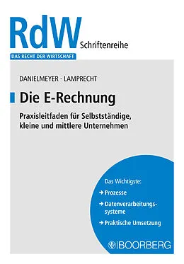 E-Book (pdf) Die E-Rechnung von Gregor Danielmeyer, Dirk J. Lamprecht