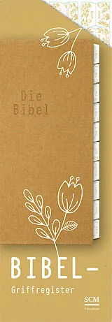 Bibel-Griffregister mit Folienprägung von