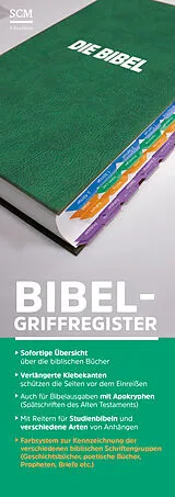  Bibel-Griffregister mit Farbsystem von 