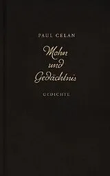 Fester Einband Mohn und Gedächtnis von Paul Celan