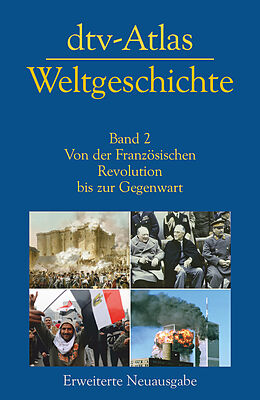 Couverture cartonnée dtv-Atlas Weltgeschichte de Hermann Kinder, Werner Hilgemann, Manfred Hergt