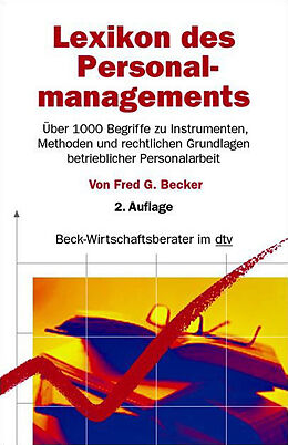 Kartonierter Einband Lexikon des Personalmanagements von Fred G. Becker